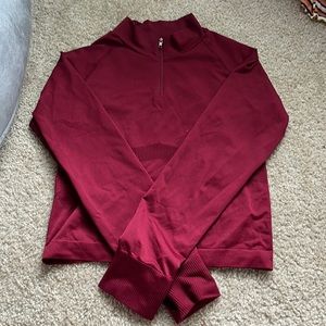 Burgundy/red PINK activewear long sleeve